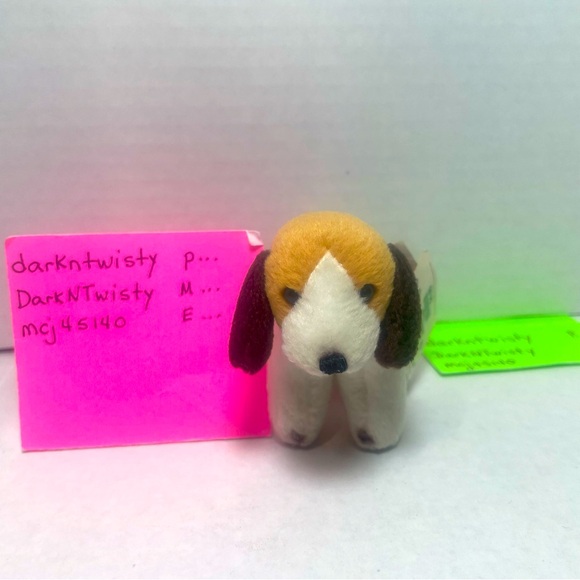 Vintage NWT GUND LITTLEBITS Beagle 3” plush - Picture 15 of 16
